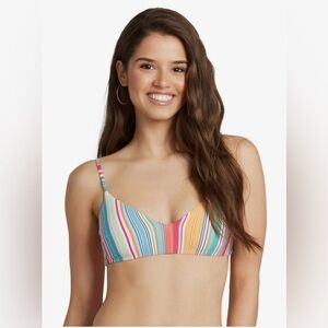Roxy Mexi Stripe Bikini Top
